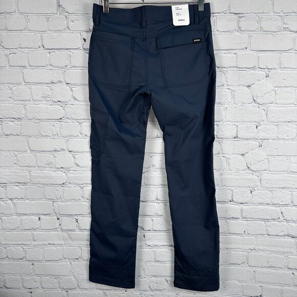 prAna Men's Stretch Zion™ Slim Straight Fit Pant, Size W28 x L30 Stormy Night - Picture 6 of 13